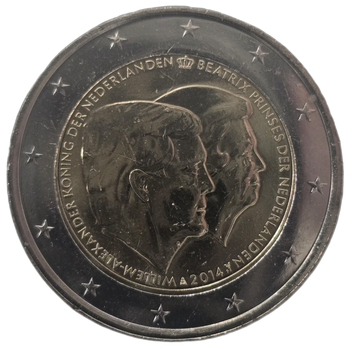 2 euros conmemorativa Doble retrato